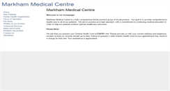 Desktop Screenshot of markhammedicalcentre.com